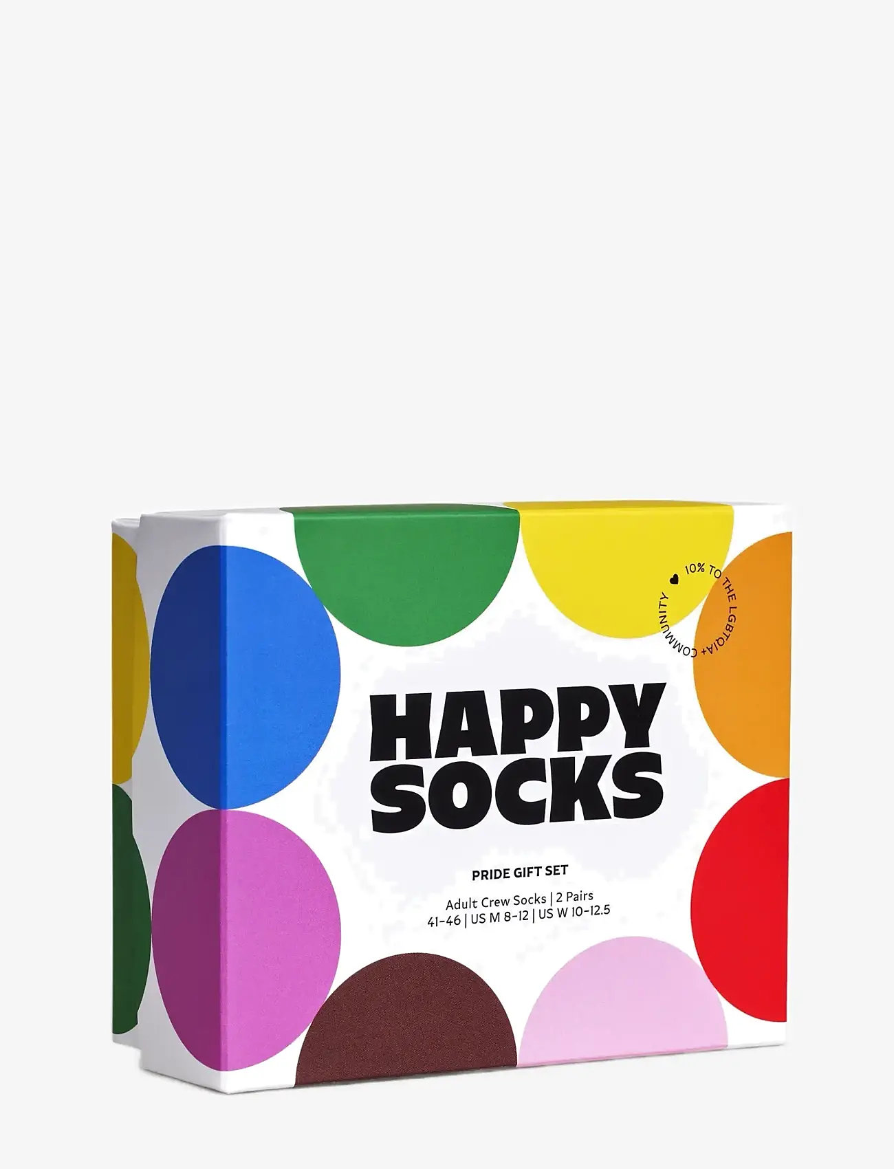 Happy Socks - 2-Pack Pride Socks Gift Set - laveste priser - white - 5