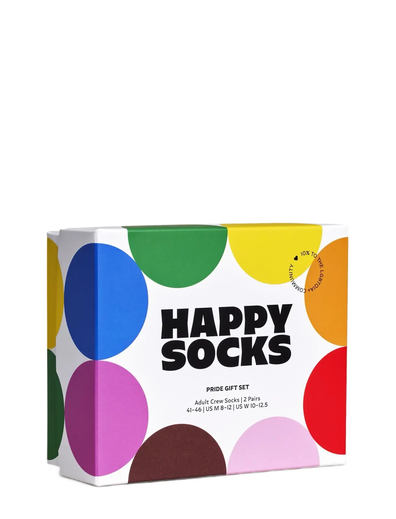 Happy Socks - 2-Pack Pride Socks Gift Set - die niedrigsten preise - white - 5