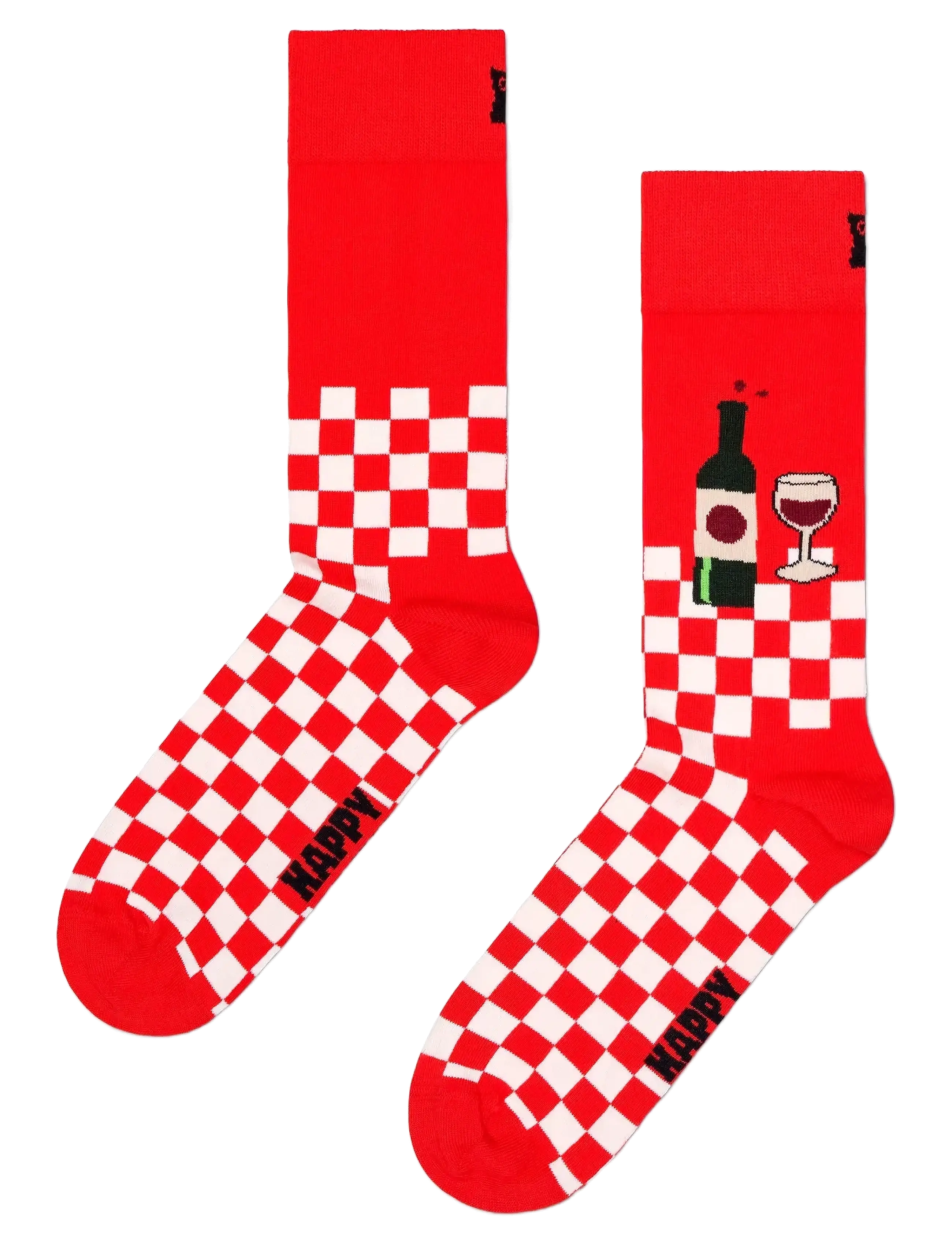 Happy Socks - 2-Pack Wine Gift Set - die niedrigsten preise - red - 4