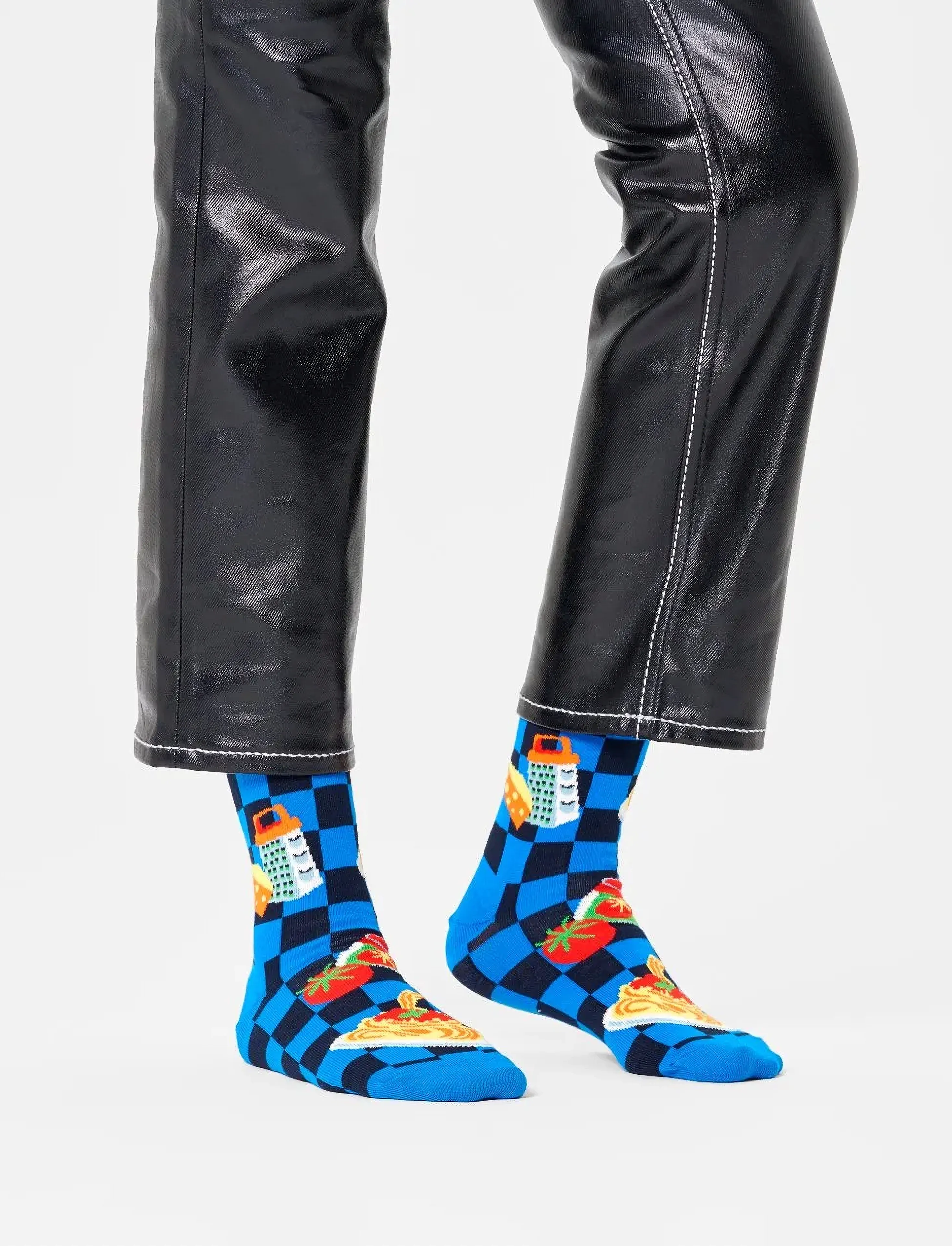 Happy Socks Dinner Sock, 36-40, Socks, Blau - Regular Männer