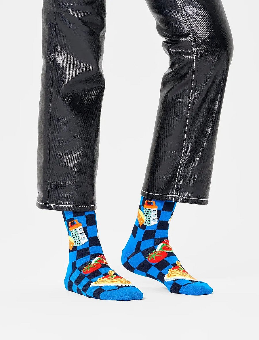 Happy Socks - Dinner Sock - crew-socken - blue - 0