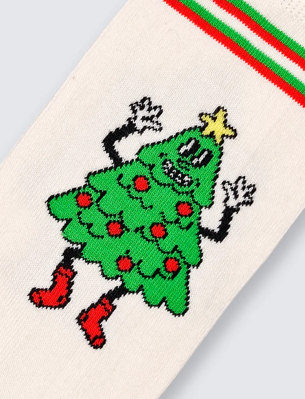 Happy Socks - Happy Tree Sock - crew-socken - white - 2