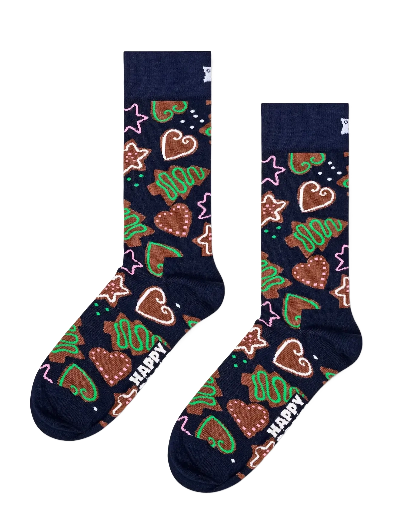 Gingerbread Cookies Sock - NAVY