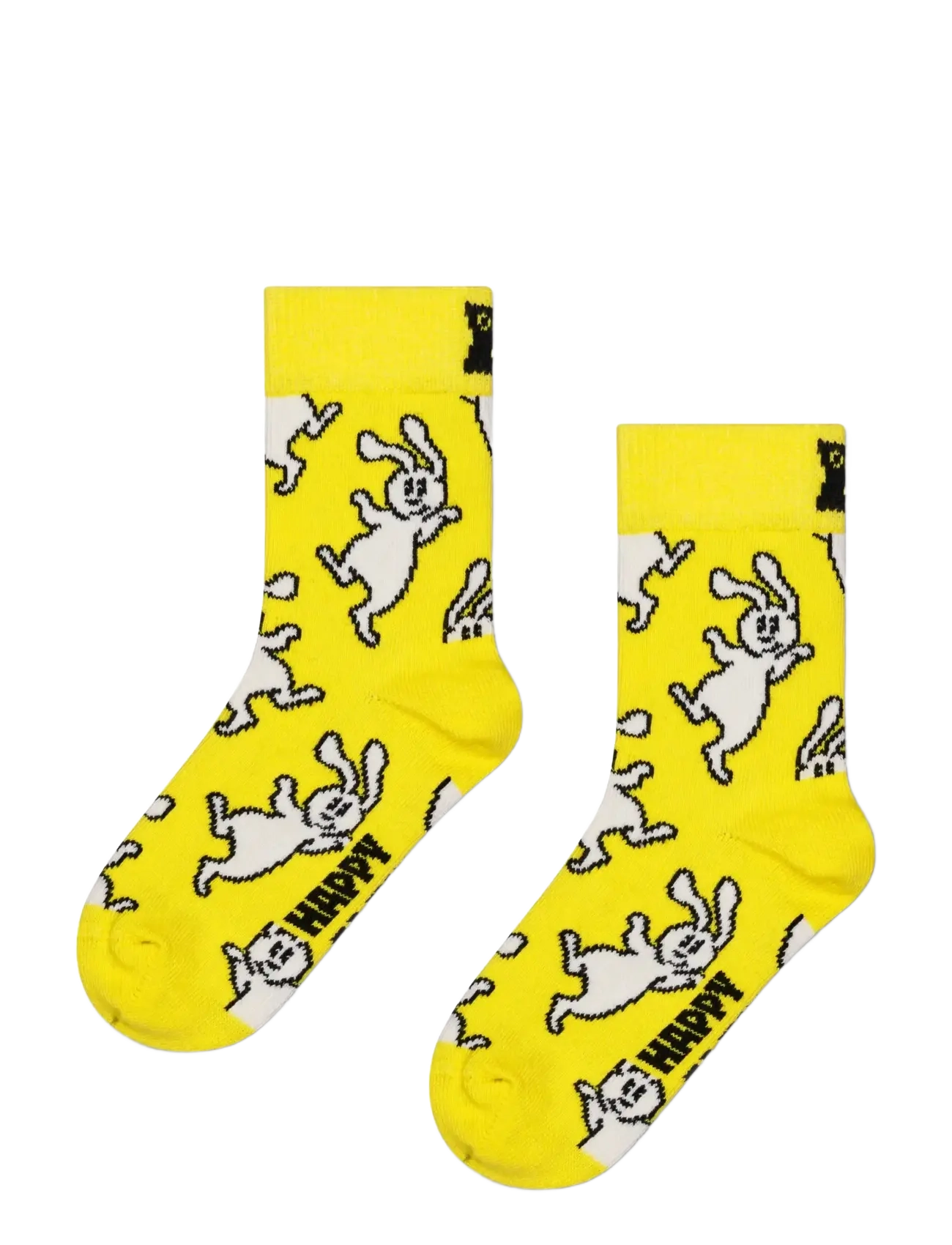 Happy Socks Kids Bunny Sock - 4 for 3 - YELLOW / yellow