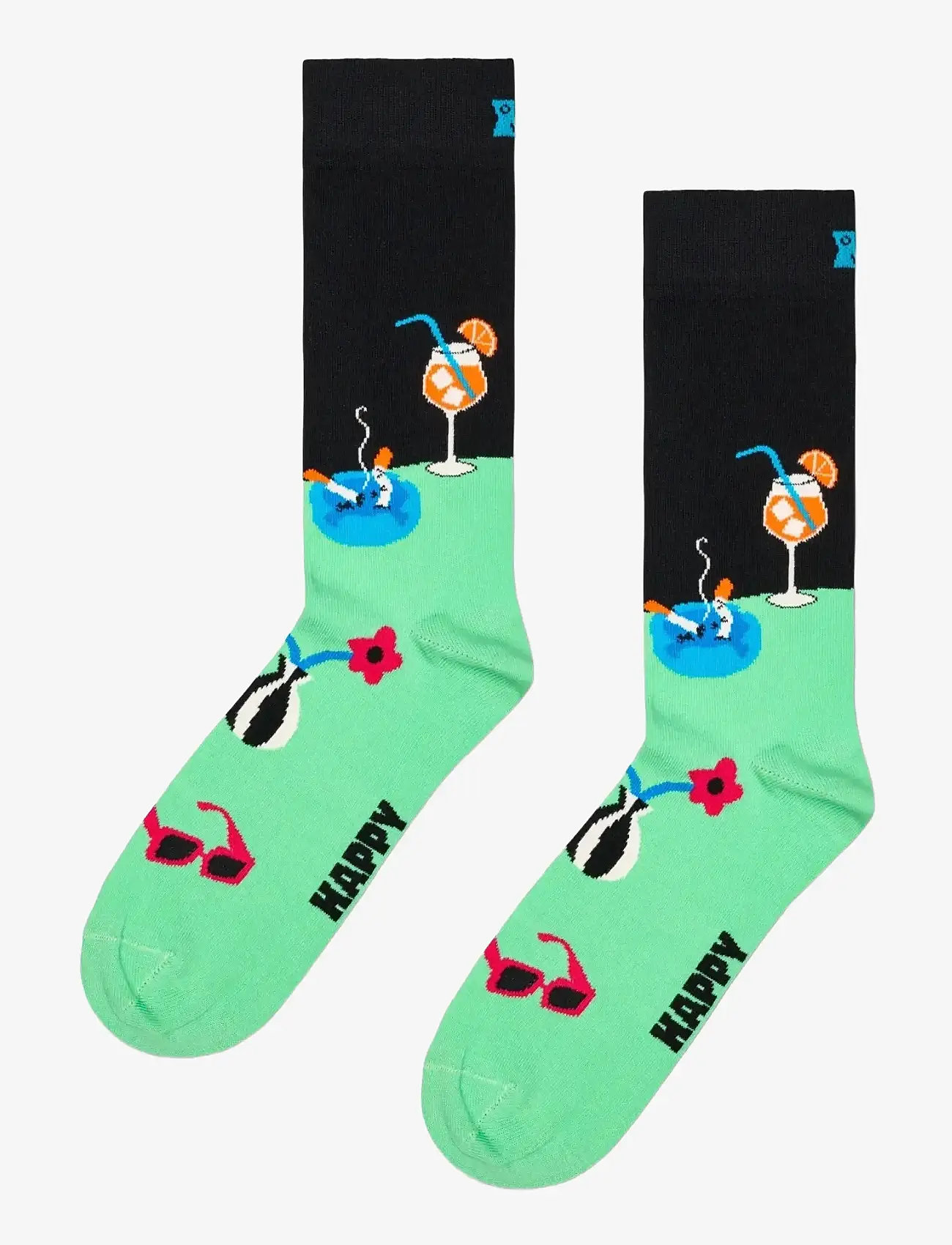 Happy Socks - Late Night Sock - laveste priser - light green - 0