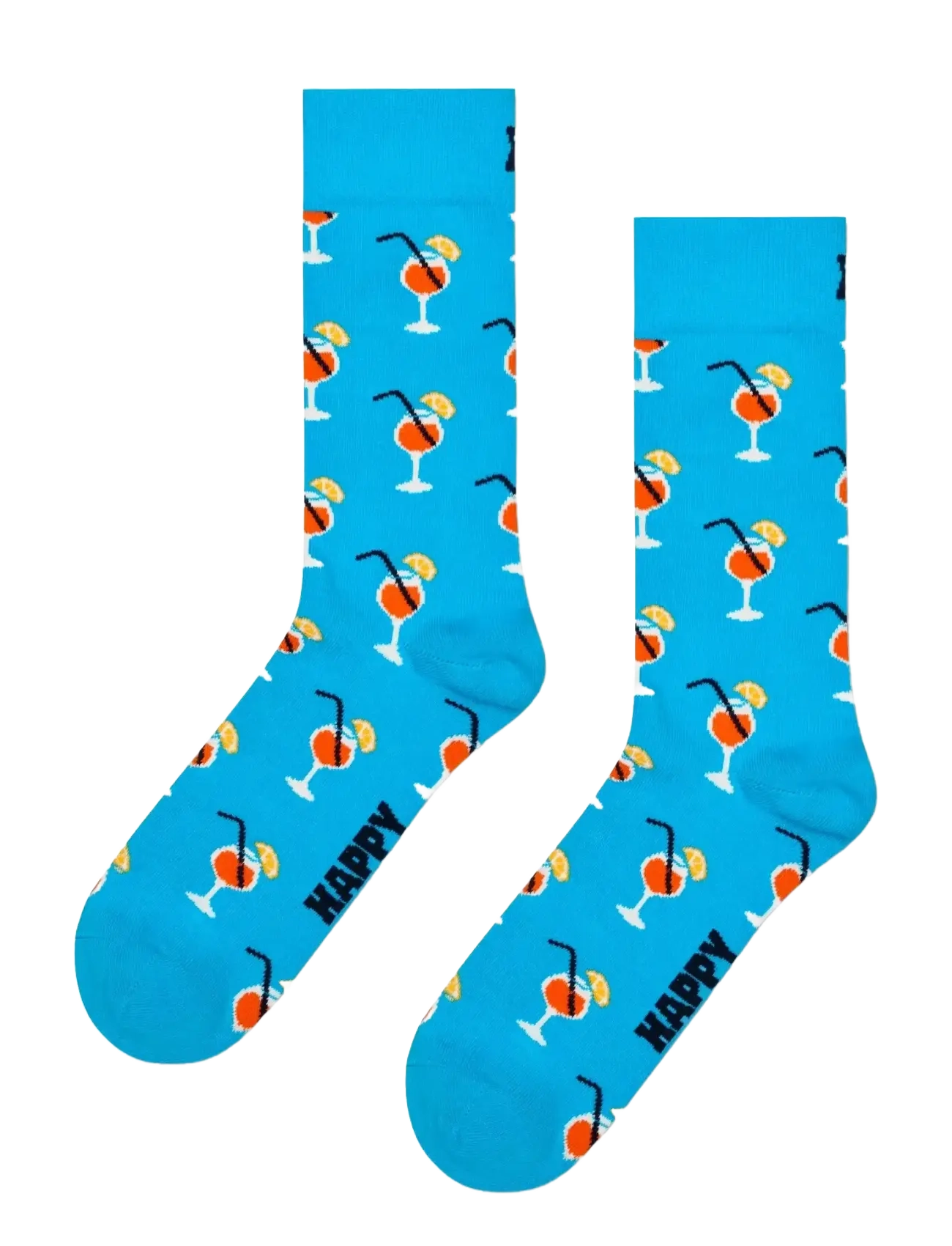HAPPY Socken Orange Spritz Socke Blau - 41-46 - Herren