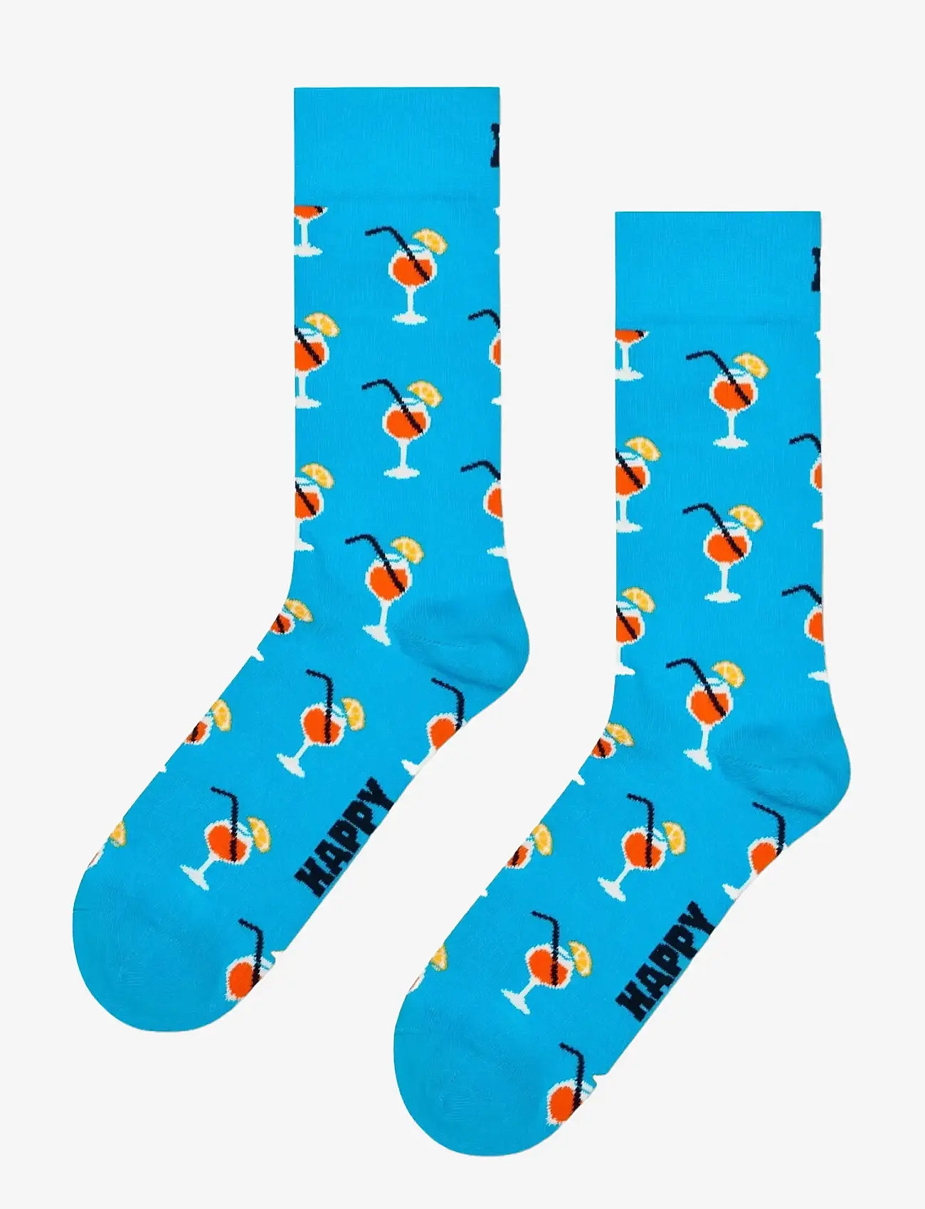Happy Socks - Orange Spritz Sock - turquoise - 0