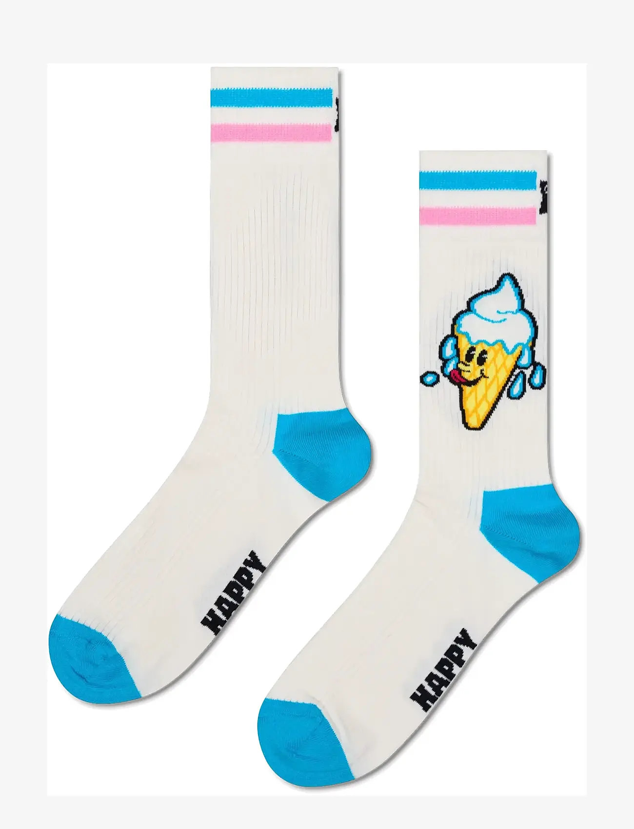 Happy Socks - Ice Cream Sock - madalaimad hinnad - white - 1