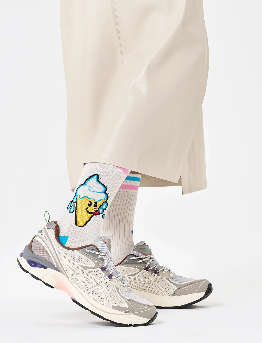 Happy Socks - Ice Cream Sock - crew-socken - white - 0
