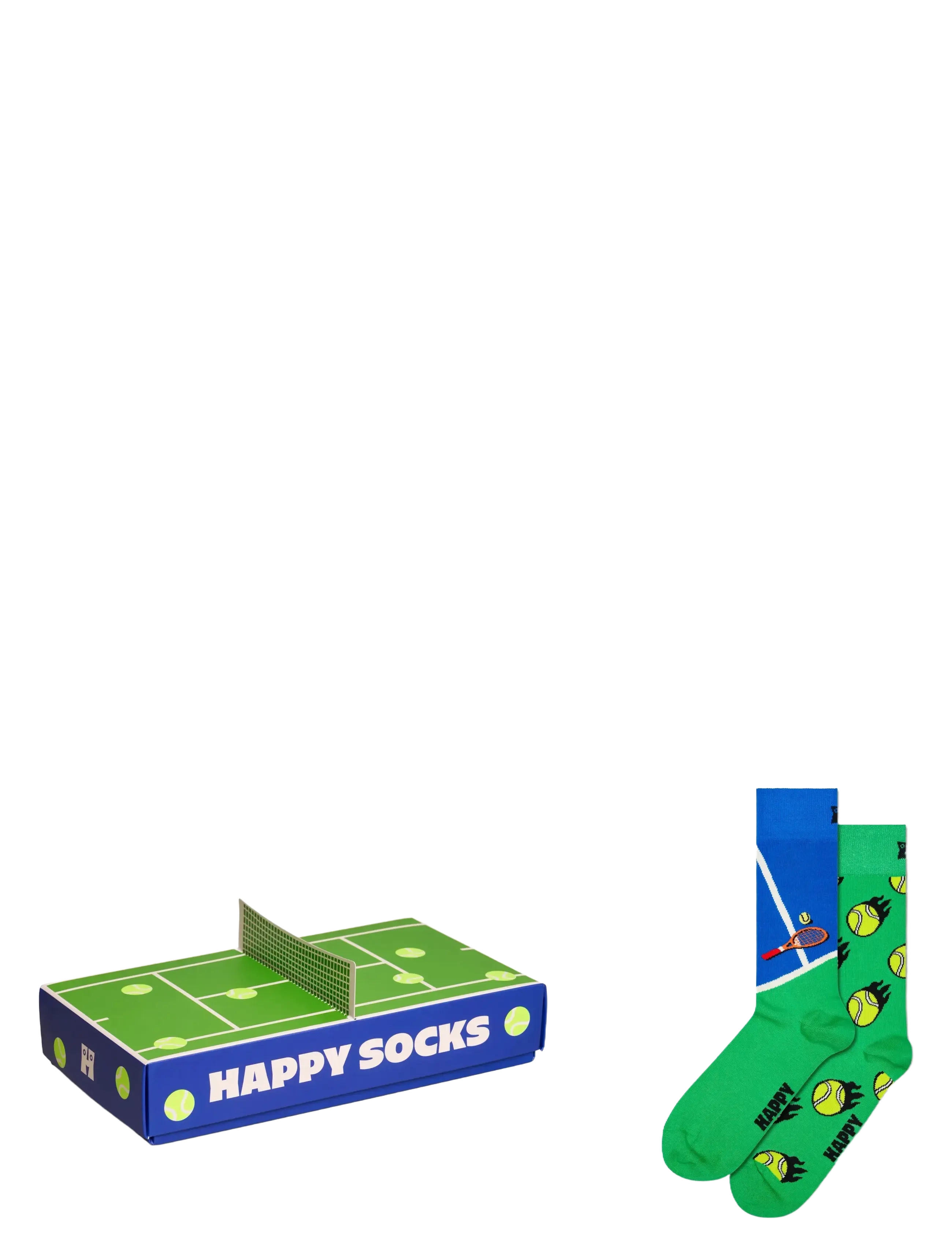 Happy Socks 2-Pack Tennis Socks Gift Set - Socks - BLUE / blue