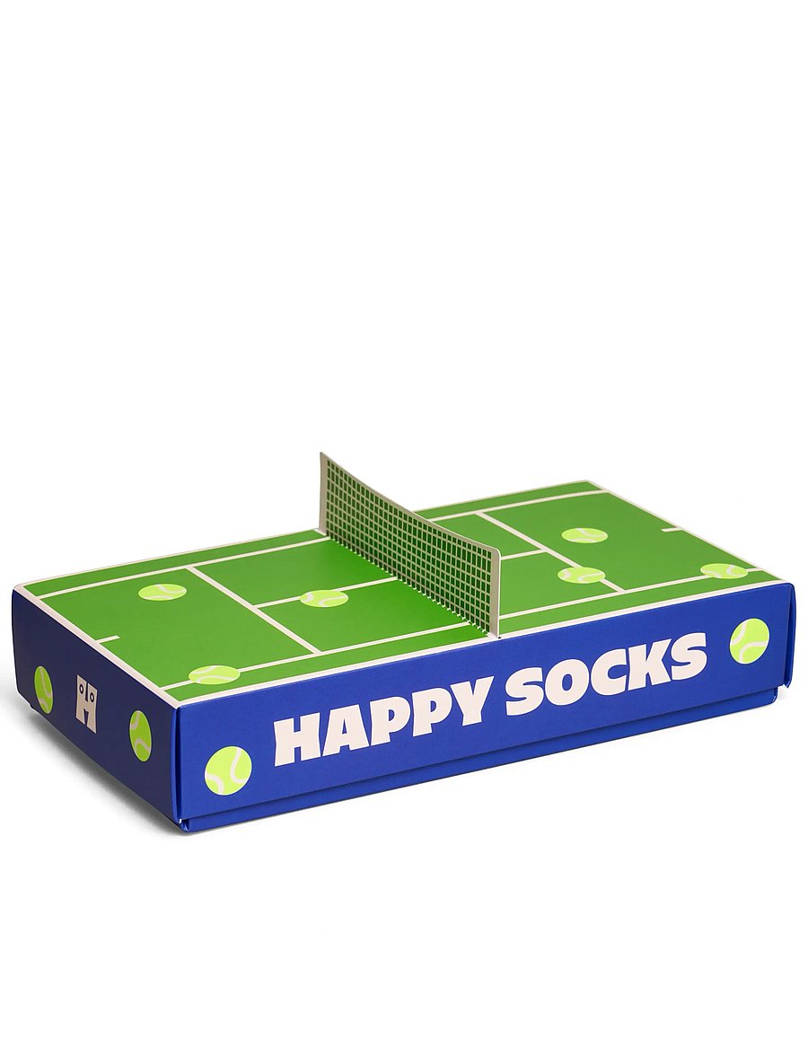 Happy Socks - 2-Pack Tennis Socks Gift Set - crew-socken - blue - 0
