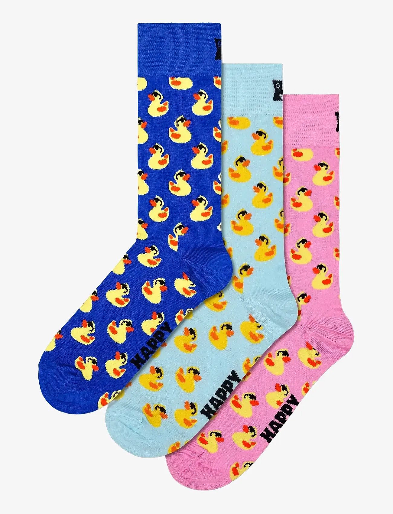 Happy Socks - 3-Pack Rubber Duck Socks Gift Set - blue - 5