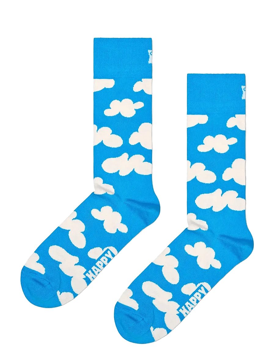 Happy Socks - 4-Pack Cloudy Socks Gift Set - klassikalised sokid - light blue - 3