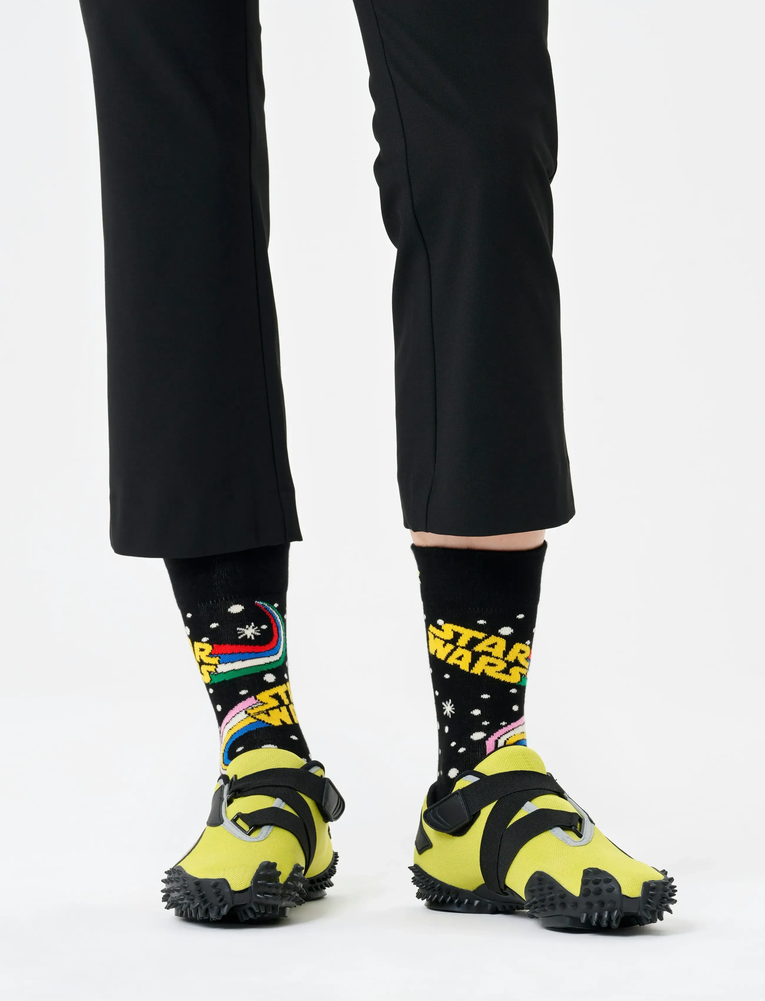 Happy Socks Star Wars Sock, Mænd, Star Wars Crew Sokker, Navy, Str: 41-46