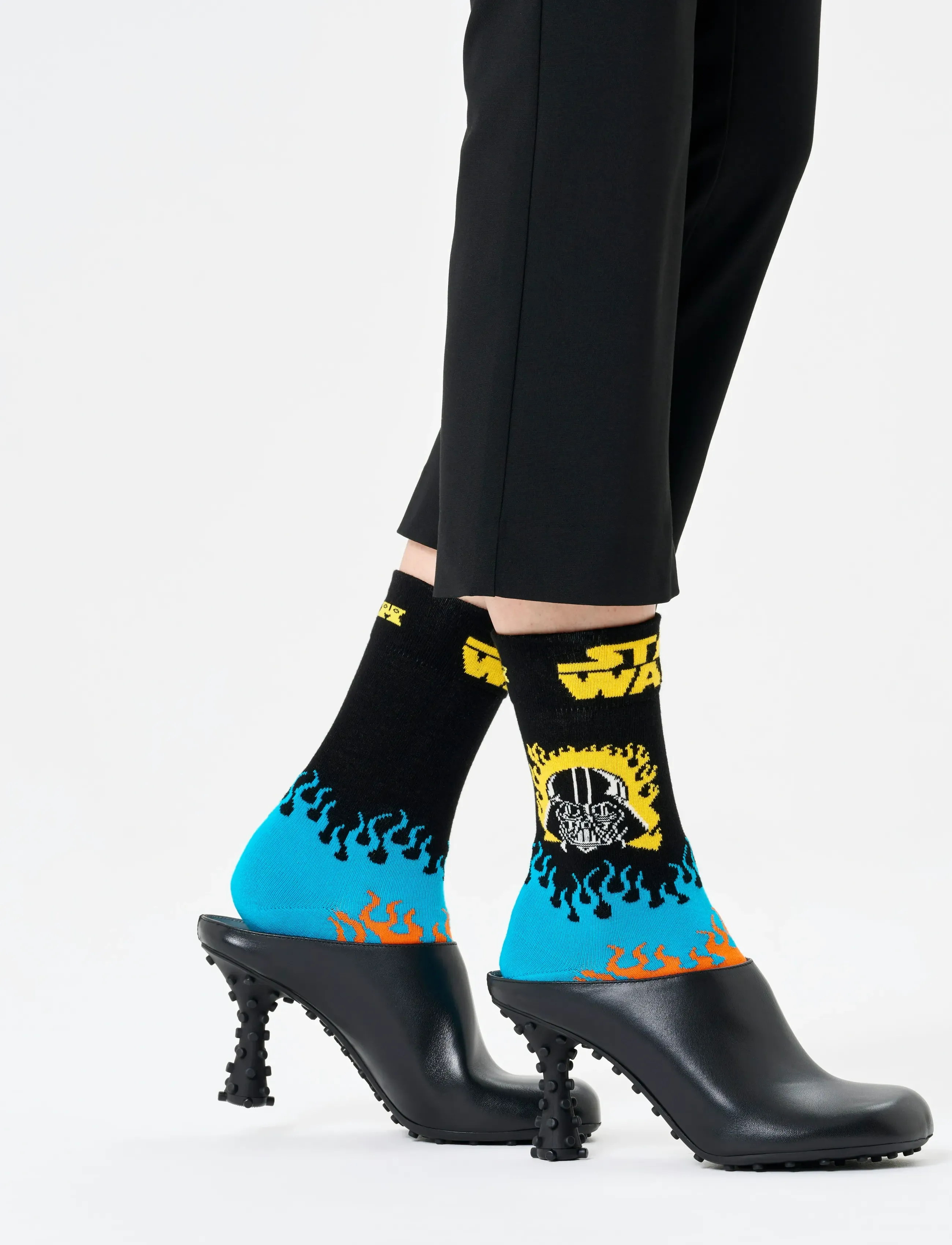 Happy Socks Star Wars Darth Vader Sock, 41-46, Socks, Mehrfarbig/gemustert - Regular Männerswear