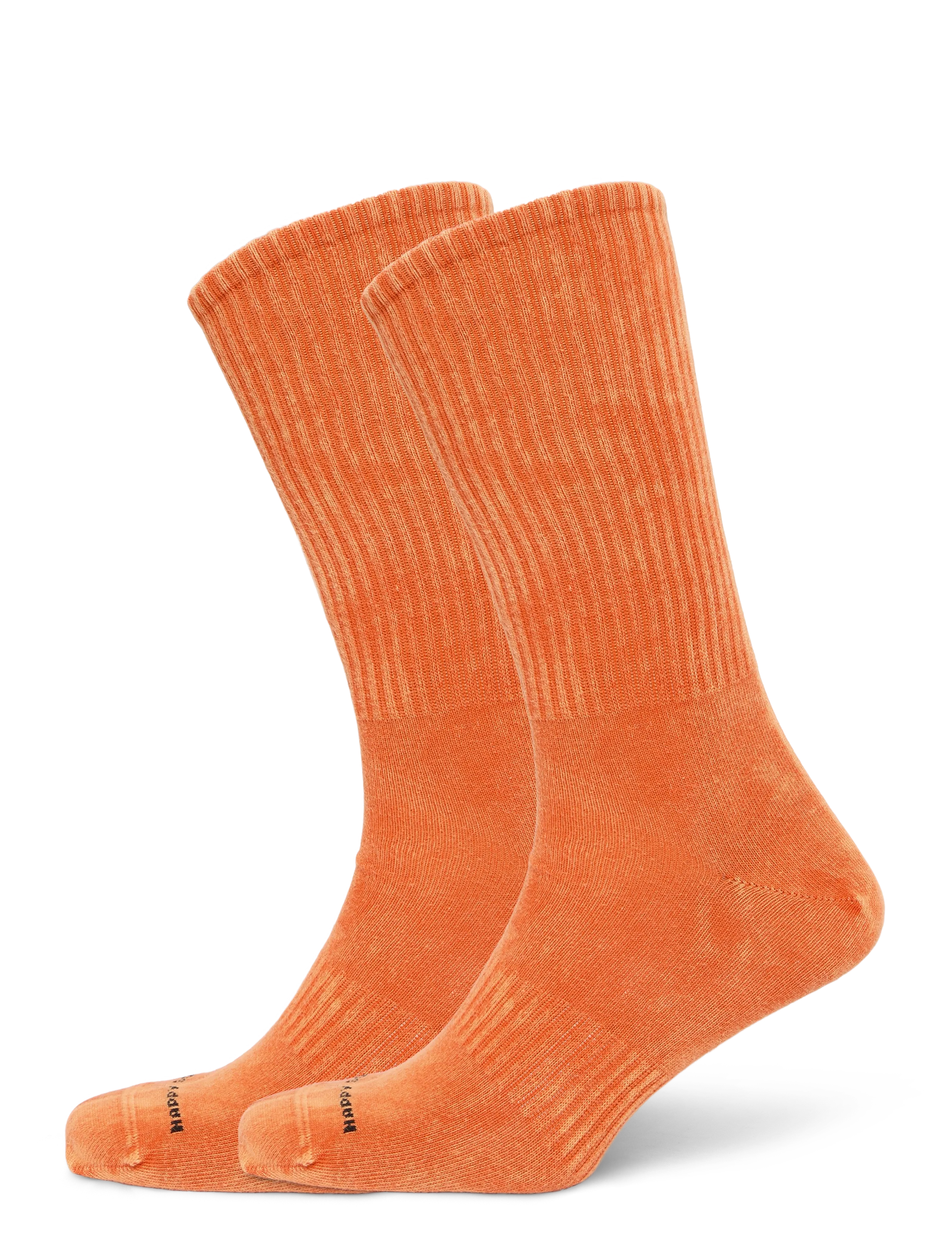 HAPPY Socken Acid Wash Sneaker Socke Orange - 41-46 - Herren