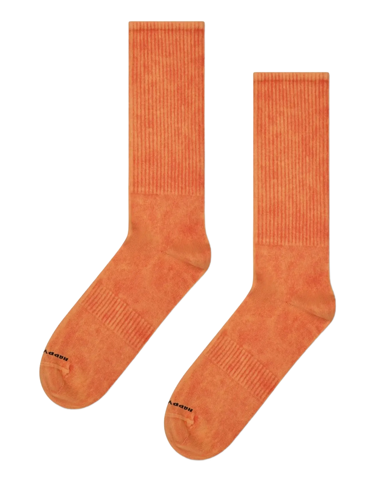 Happy Socks Acid Wash Sneaker Sock - Streetstyle - ORANGE / orange
