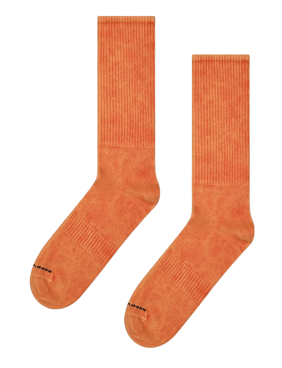 Happy Socks - Acid Wash Sneaker Sock - crew-socken - orange - 1