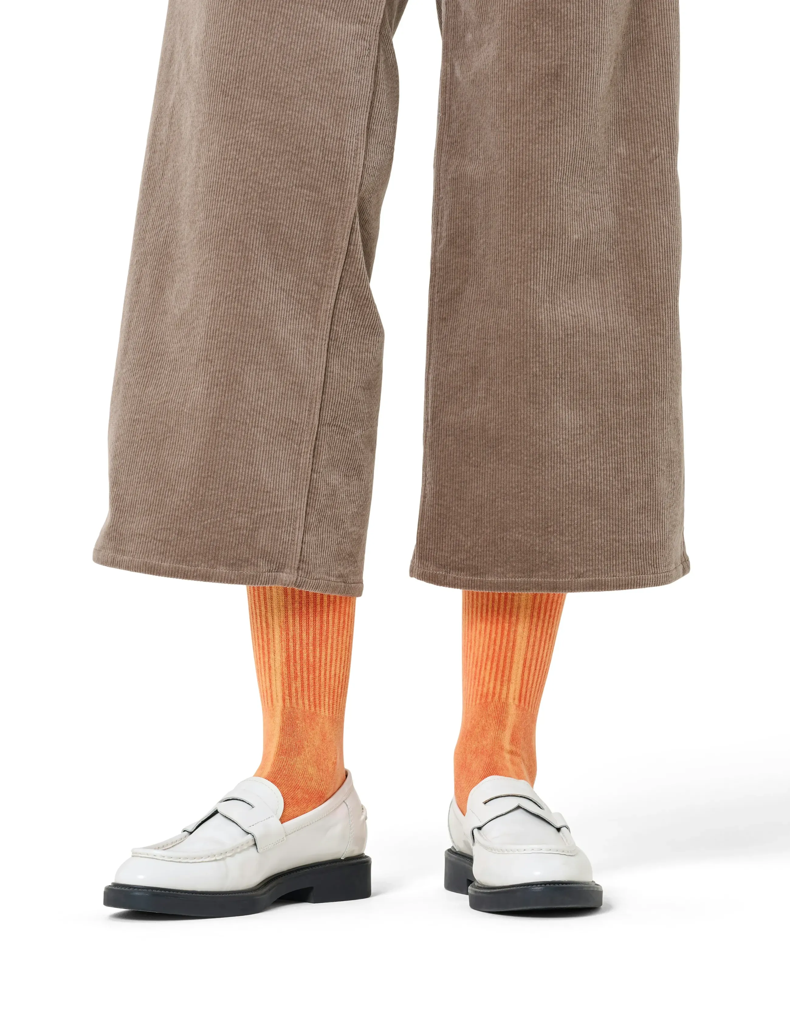 Happy Socks Acid Wash Sneaker Sock, Mænd, Acid Wash Sneakersok, Orange, Str: 41-46