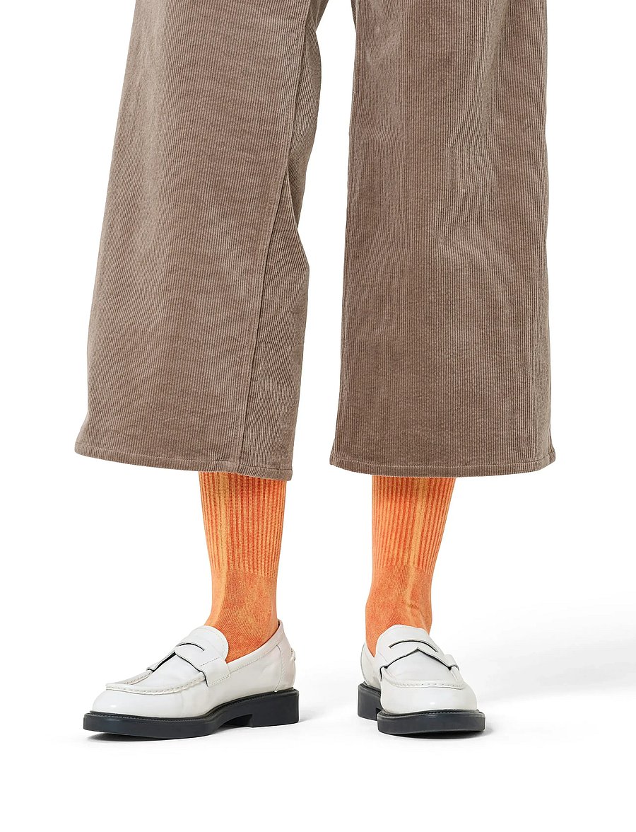 Happy Socks - Acid Wash Sneaker Sock - crew-socken - orange - 0