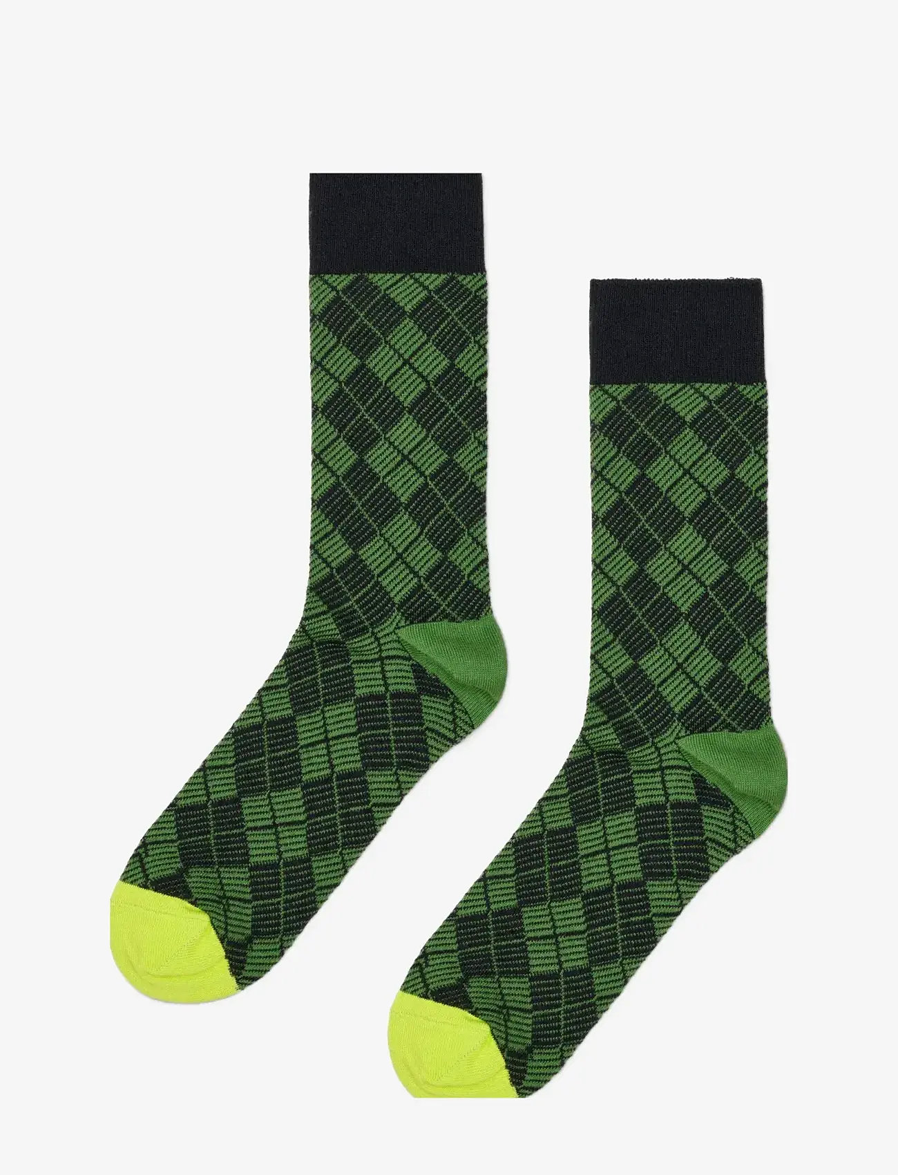 Happy Socks - Mini Argyle Jaquard Sock - geschenke unter chf 30 - dark green - 0