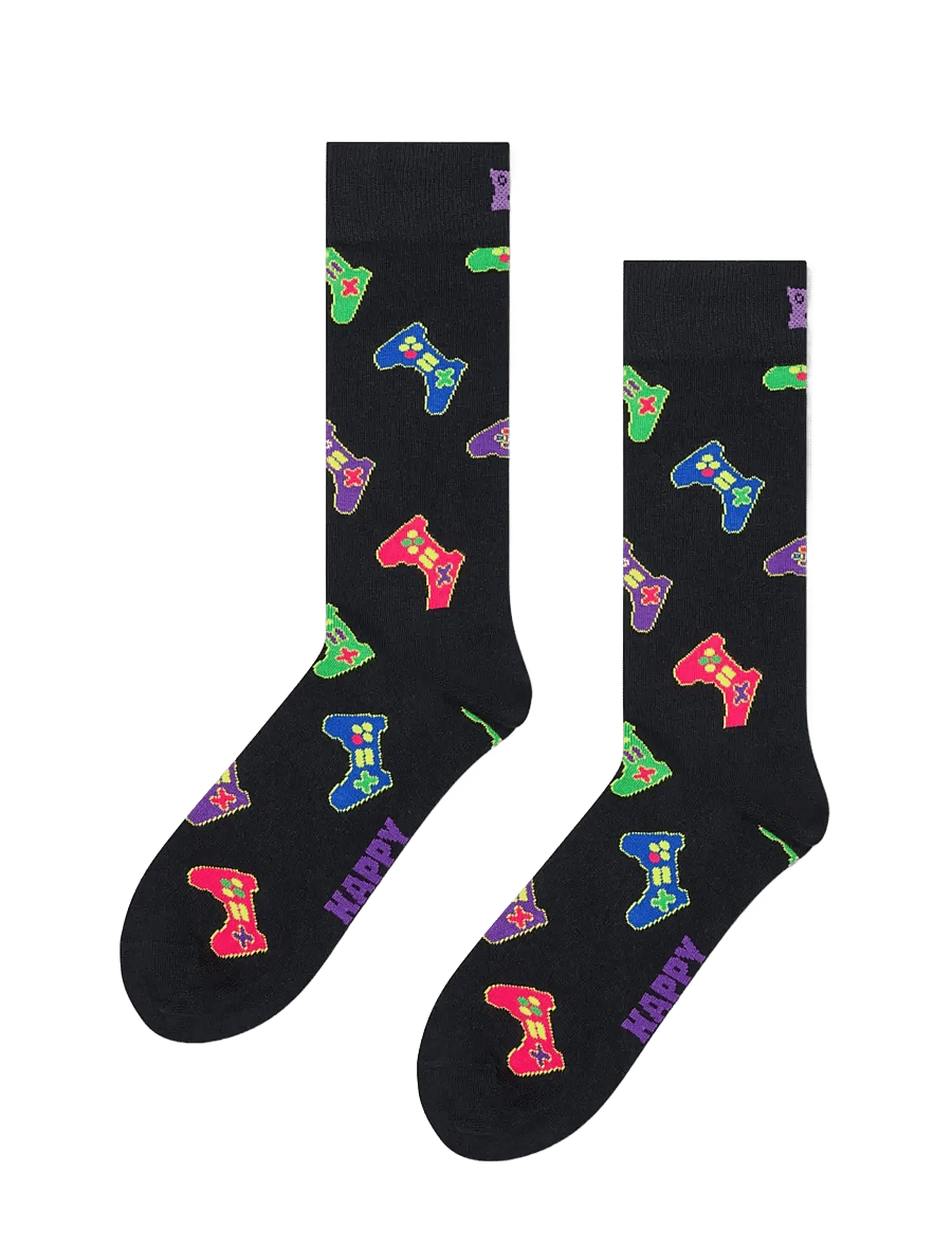 Happy Socks - Controller Sock - black - 1