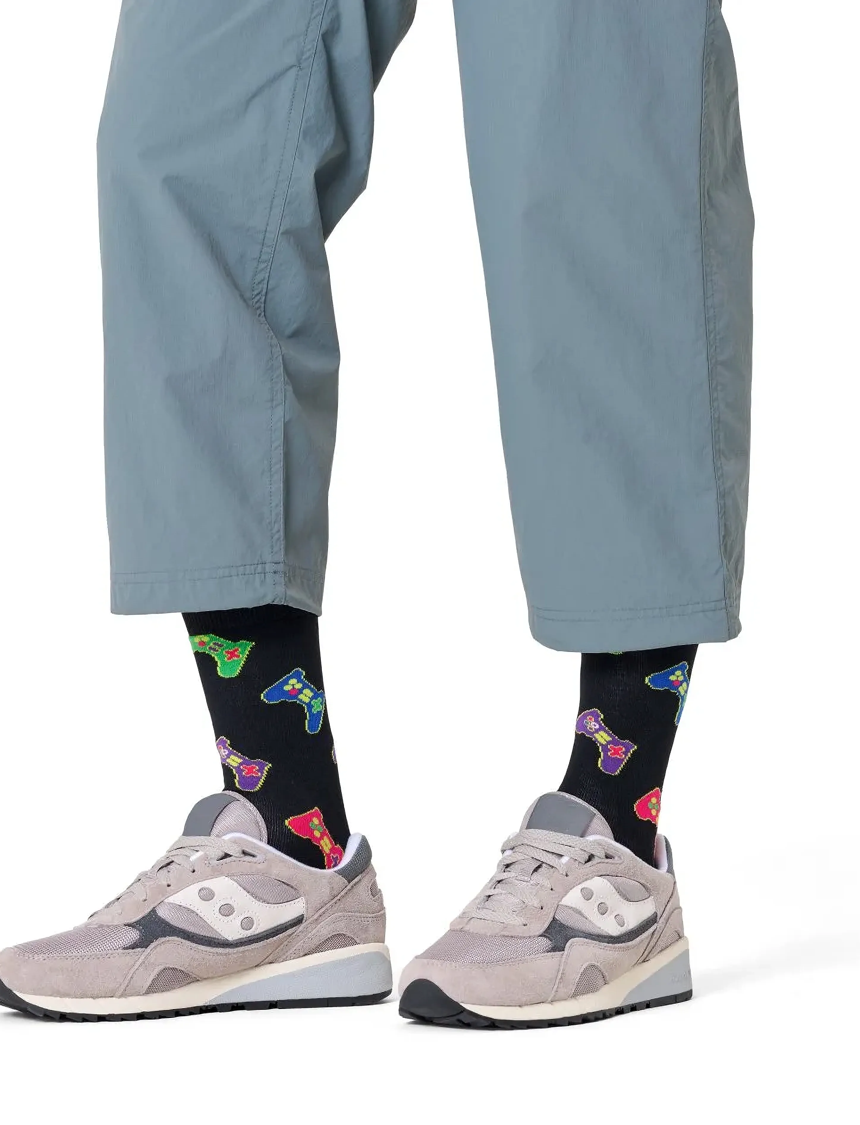 Happy Socks Controller Sock, 36-40, Socks, Schwarz - Regular Frauen