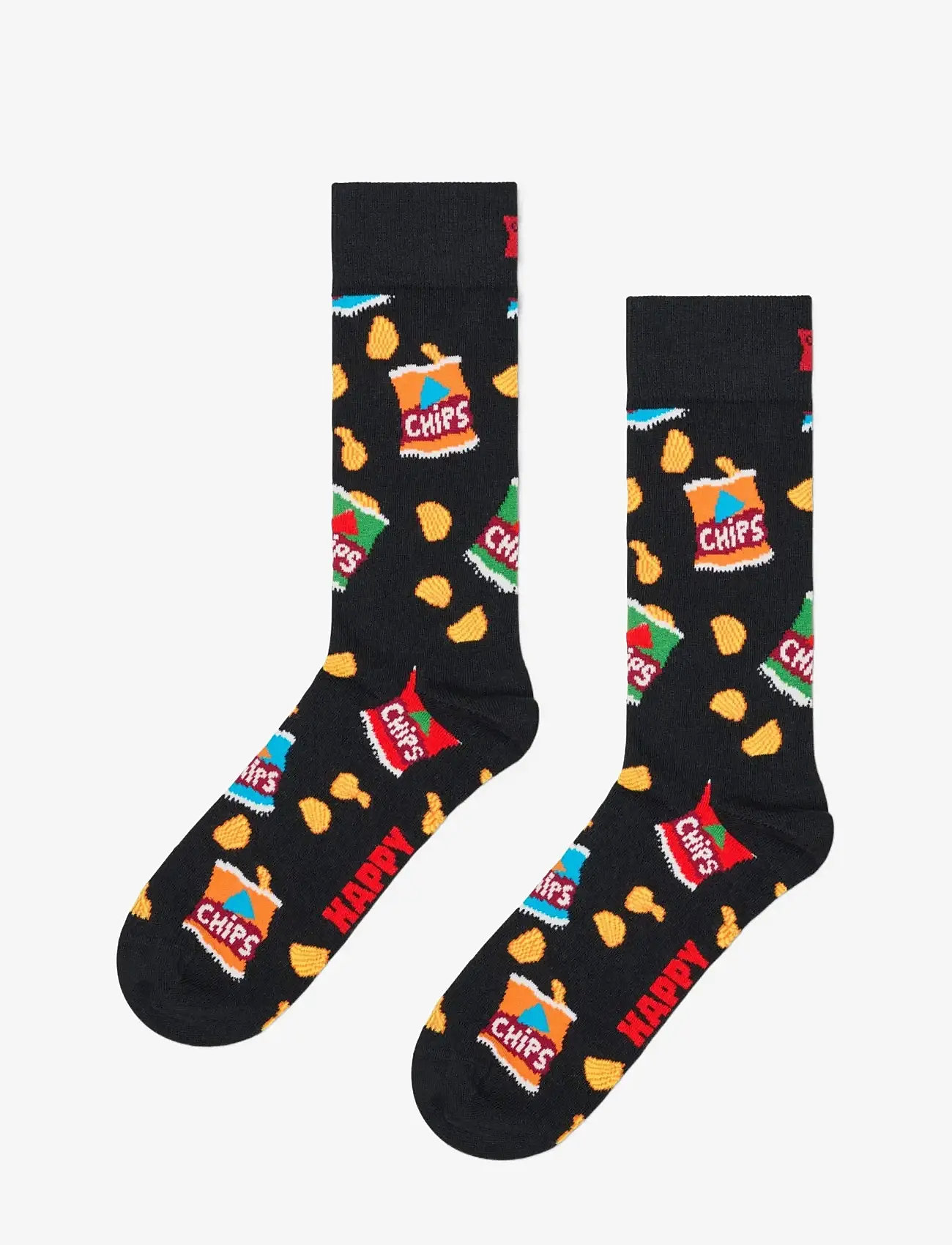 Happy Socks - Chips Bag Sock - black - 1