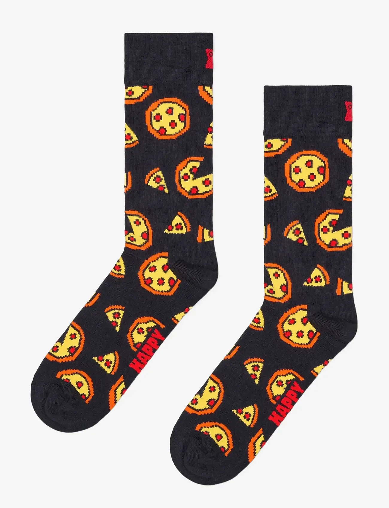 Happy Socks - Pixelated Pizza Sock - crew-socken - black - 1