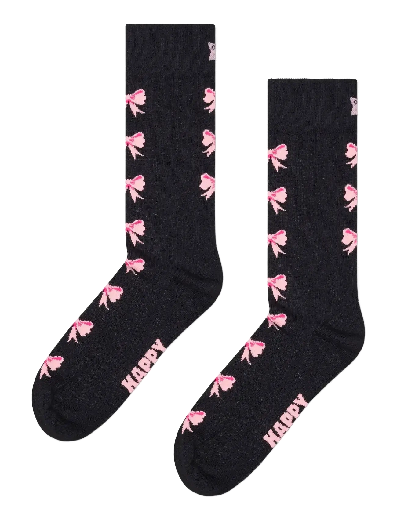 Happy Socks Bow Sock - Undertøj - BLACK / black