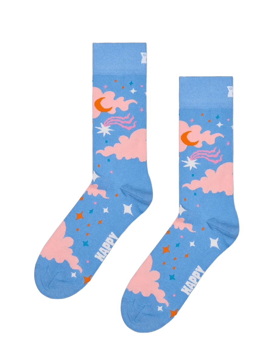 Happy Socks - Starry Sky Sock - crew-socken - light blue - 1