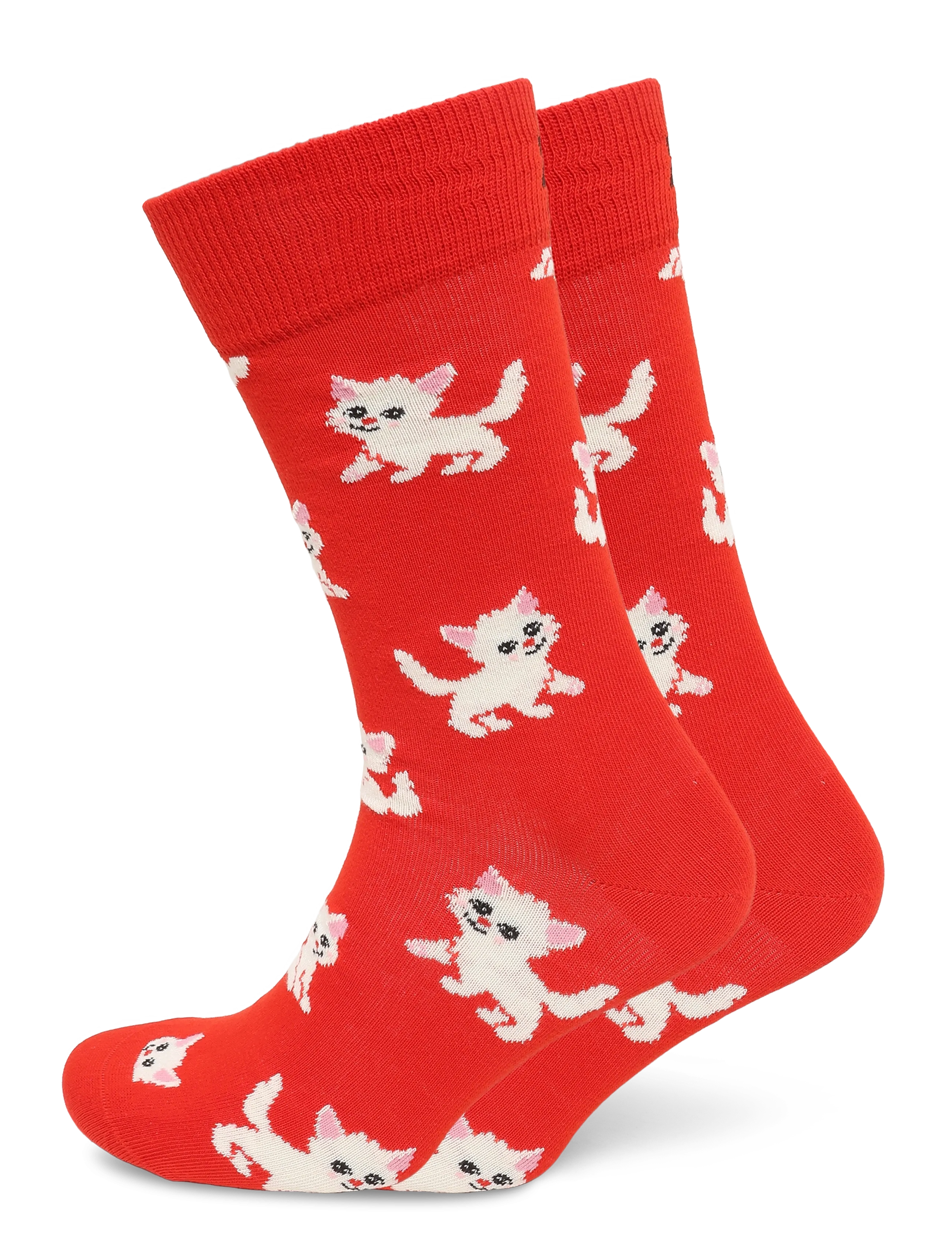Happy Socks Kitten Sock - Alles anzeigen - RED / red