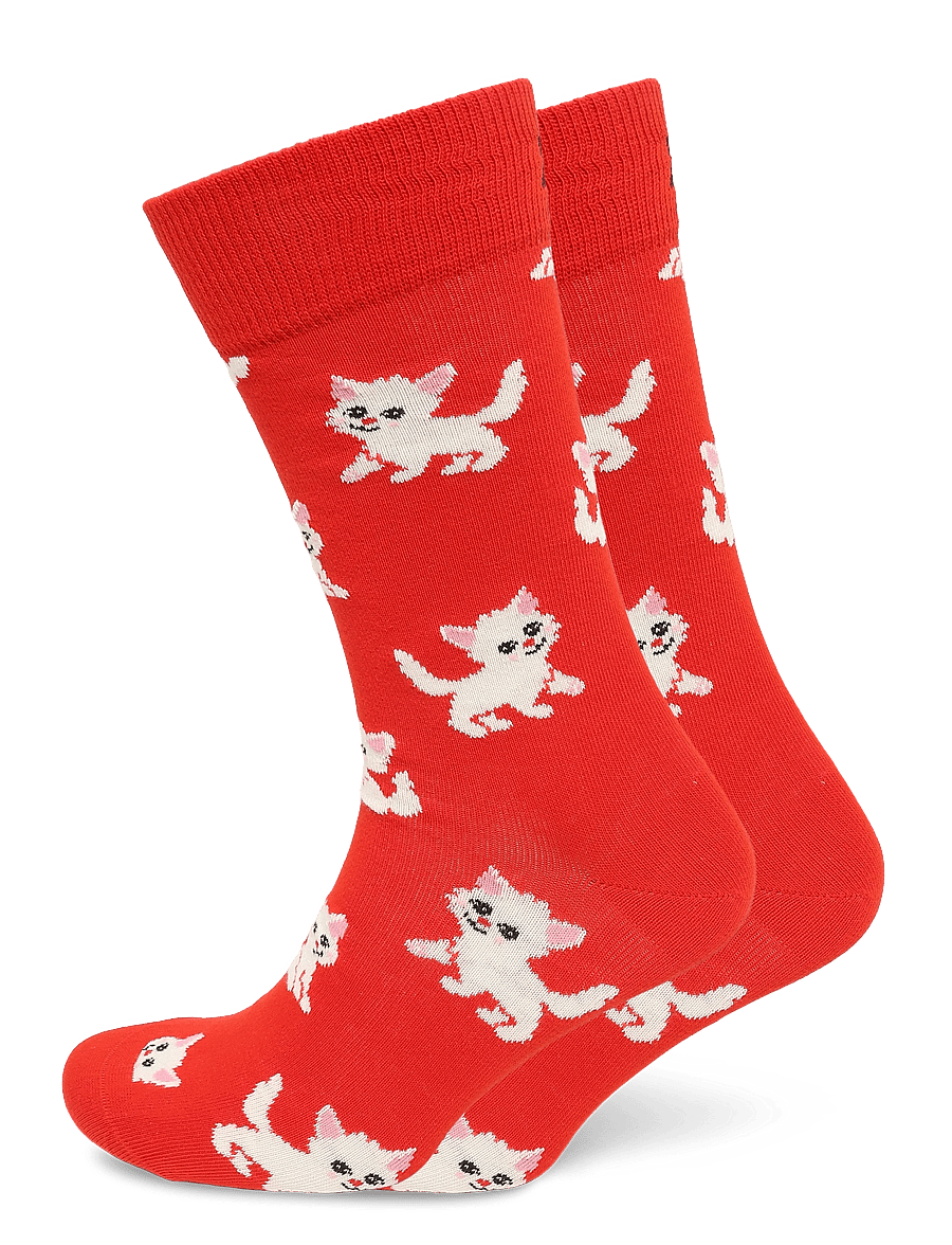 Happy Socks - Kitten Sock - klassikalised sokid - red - 1