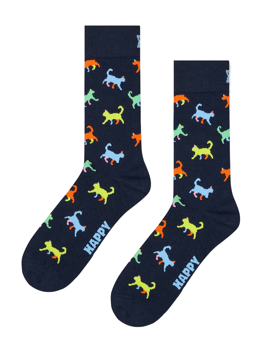Happy Socks - Kitten Love Sock - klassikalised sokid - navy - 1