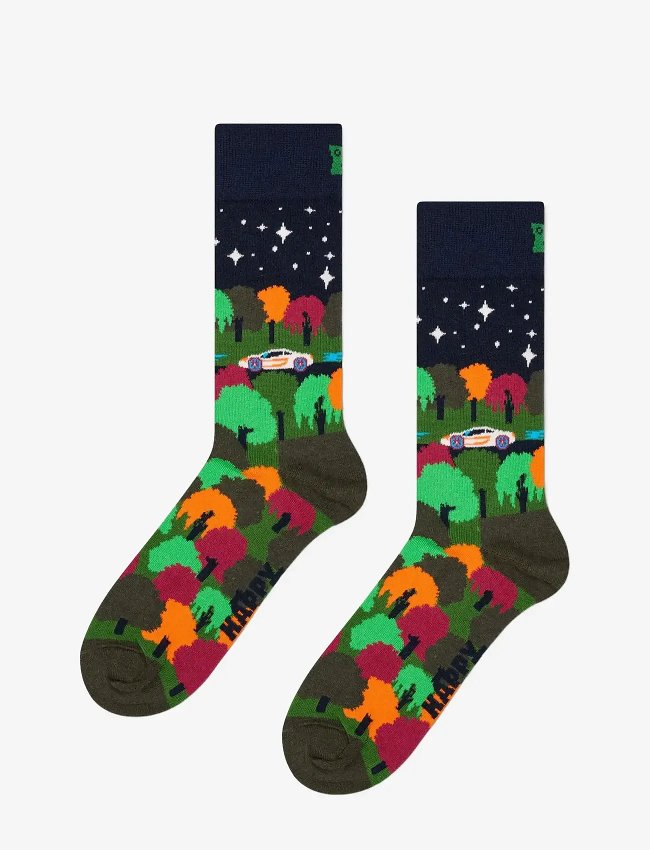 Happy Socks - Night Driving Sock - sokker - navy - 1