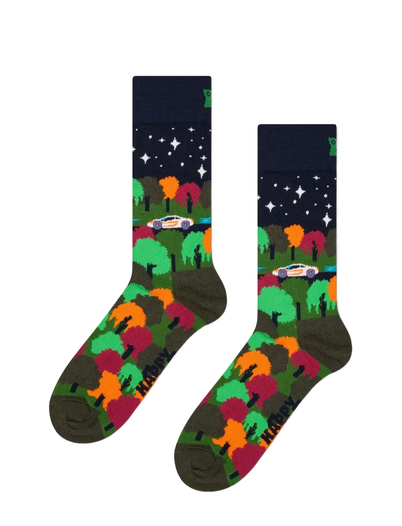 Happy Socks - Night Driving Sock - navy - 1