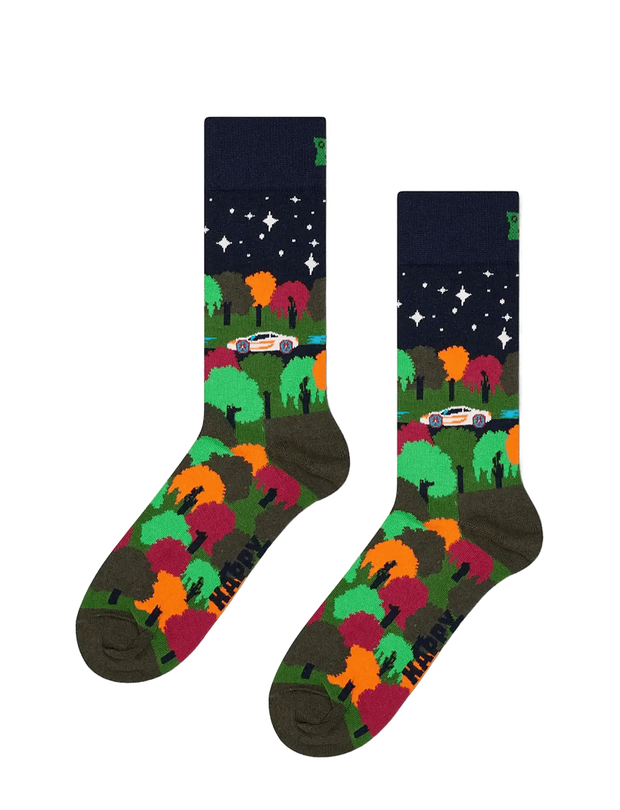Happy Socks - Night Driving Sock - navy - 1