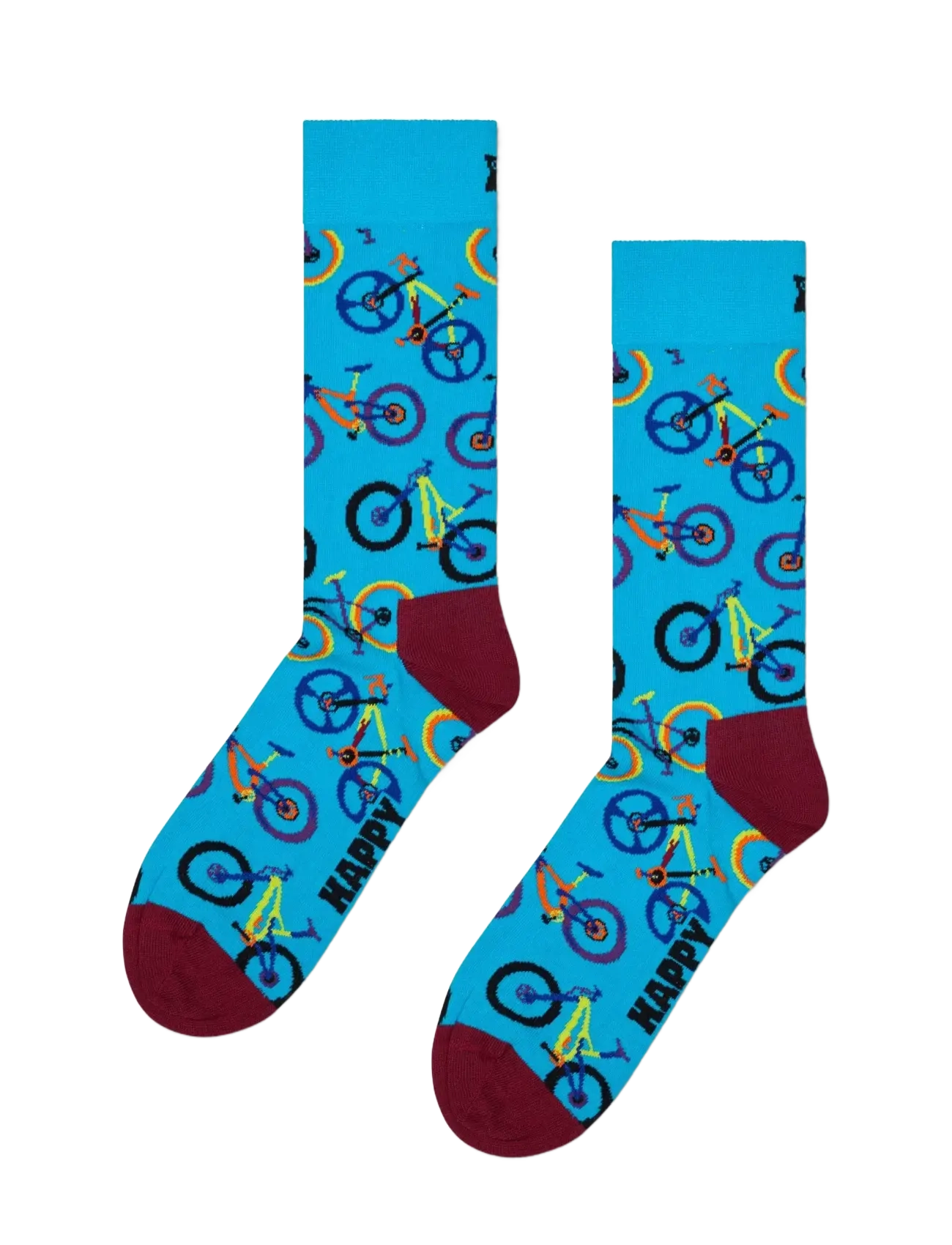 Happy Socks Mountain Bike Sock - Strømper - BLUE / blue