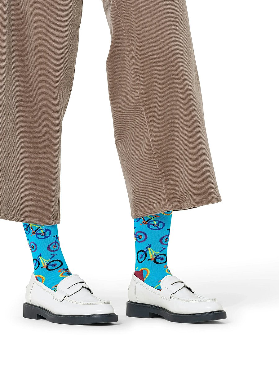 Happy Socks - Mountain Bike Sock - tennissocken - blue - 0