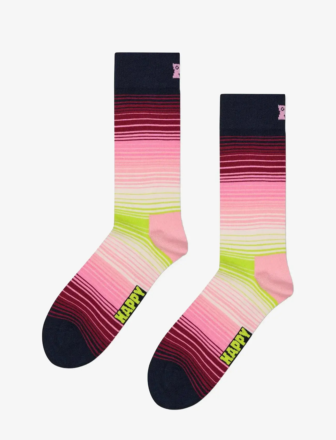 Happy Socks - Gradient Stripe Sock - die niedrigsten preise - pink - 0