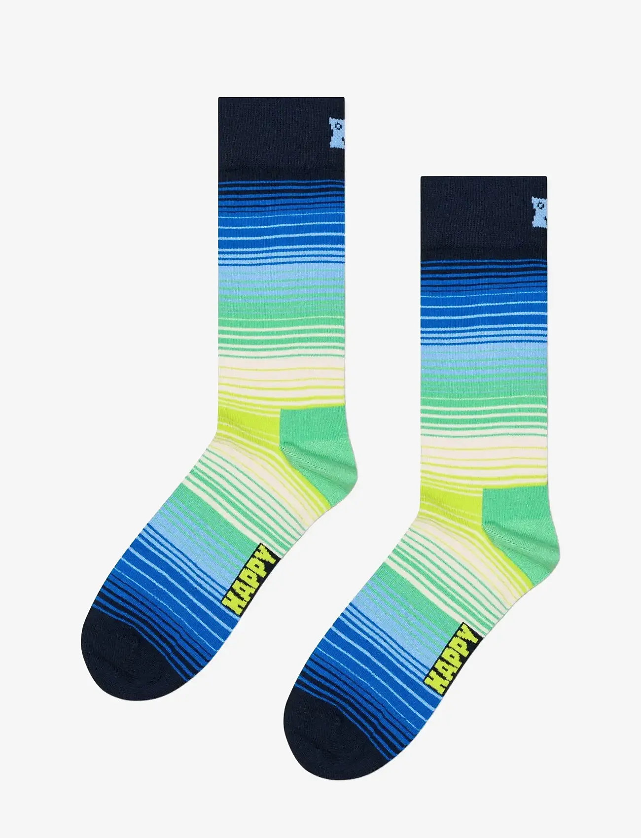 Happy Socks - Gradient Stripe Sock - die niedrigsten preise - navy - 0