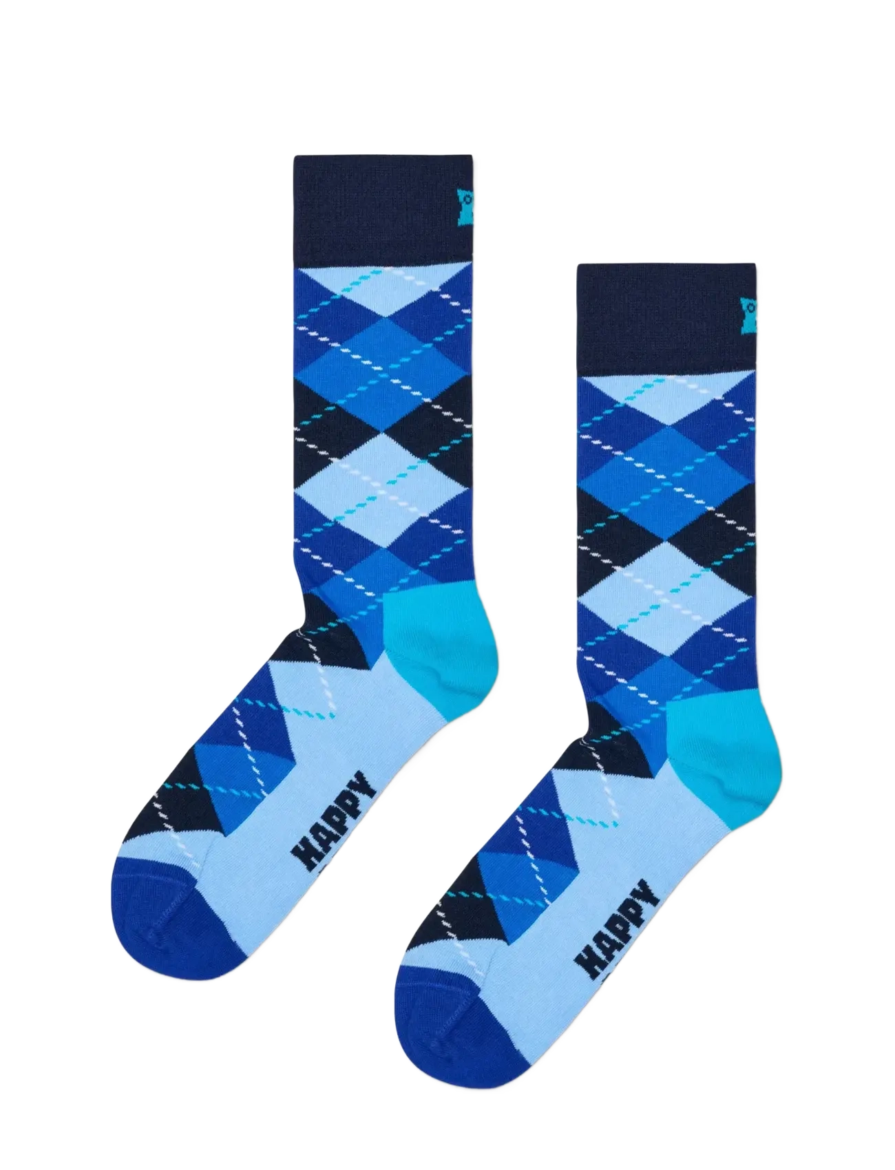 Happy Socks Argyle Sock - Undertøj - NAVY / navy