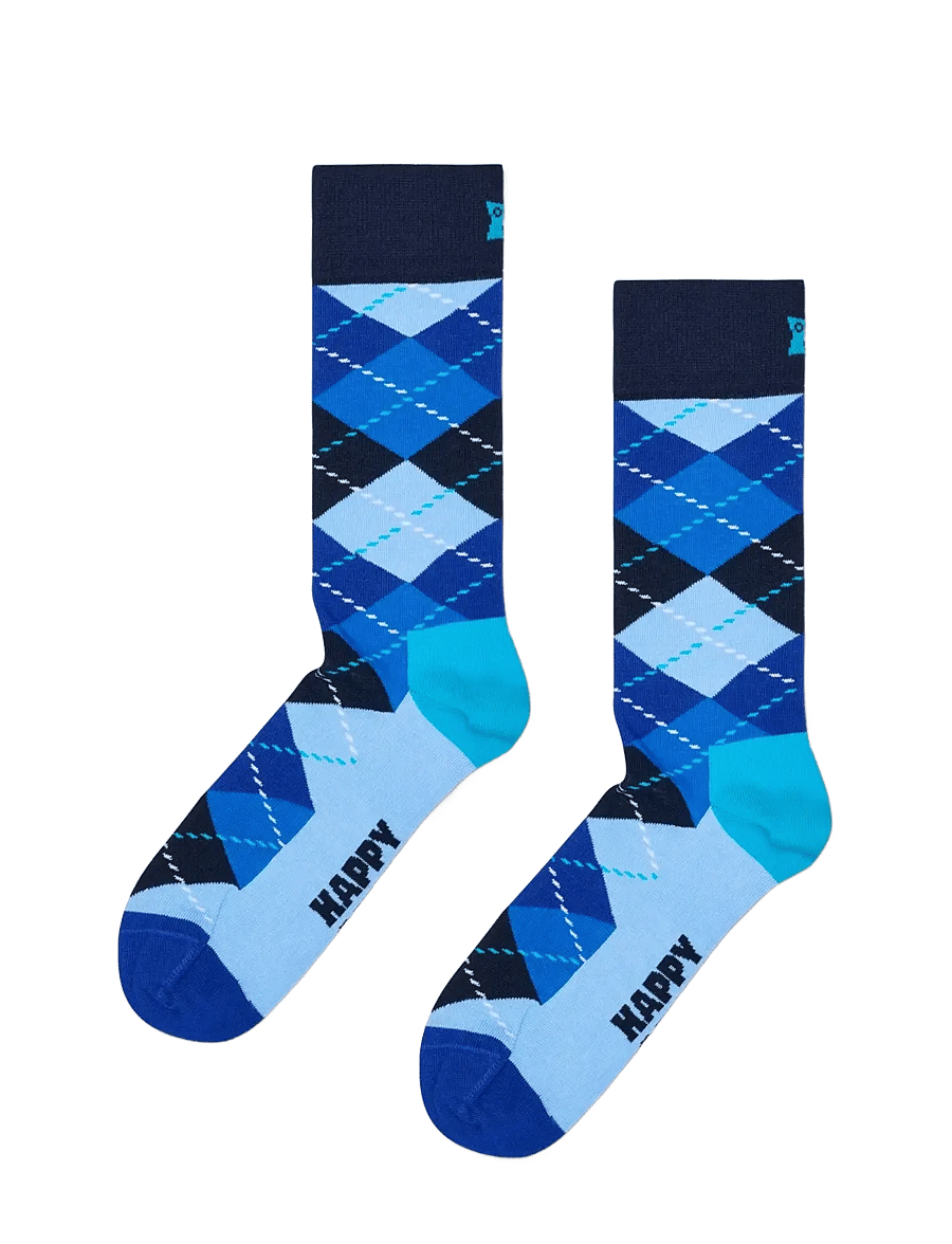 Happy Socks - Argyle Sock - crew-socken - navy - 1
