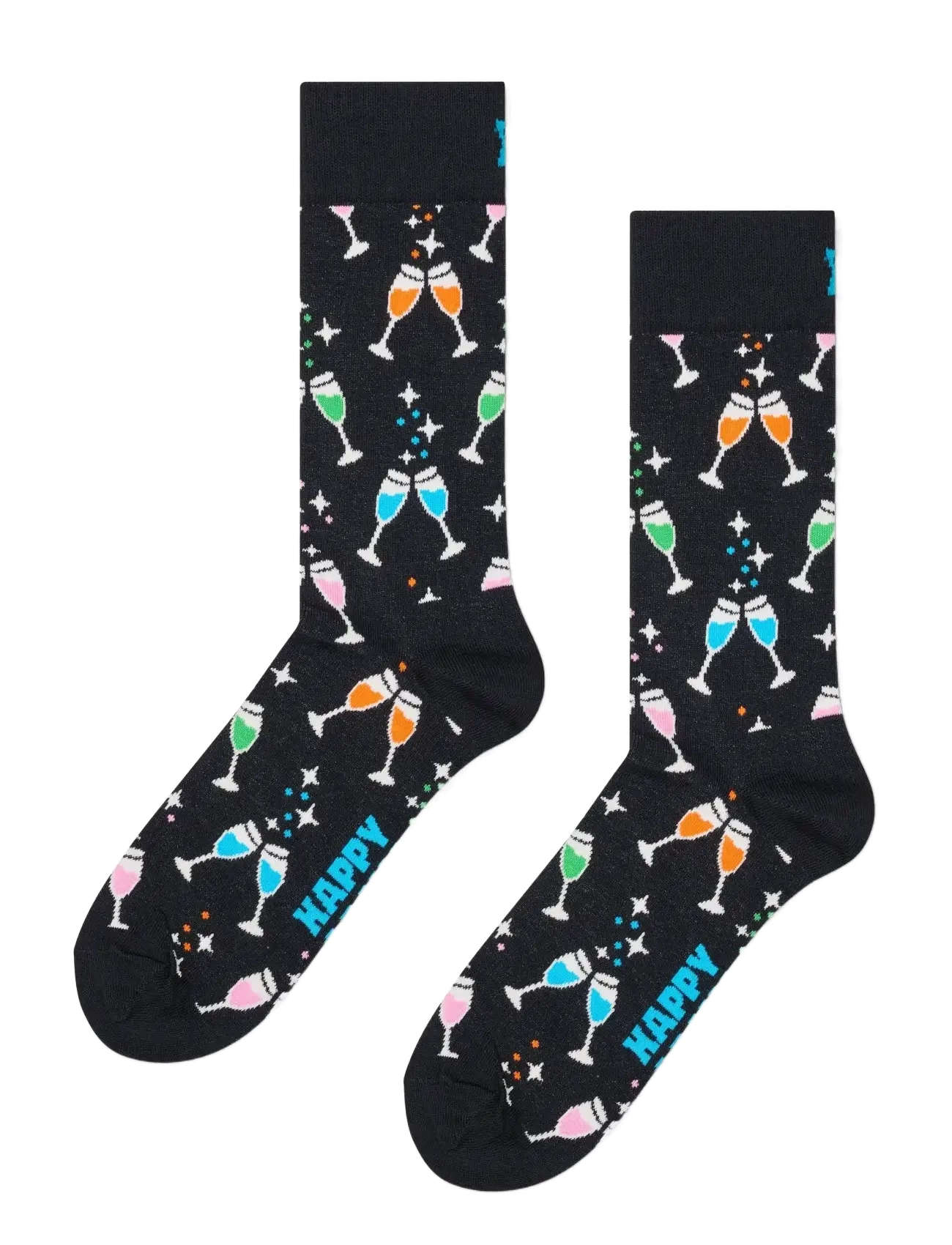 HAPPY Socken Cheers Socke Schwarz - 41-46 - Damen