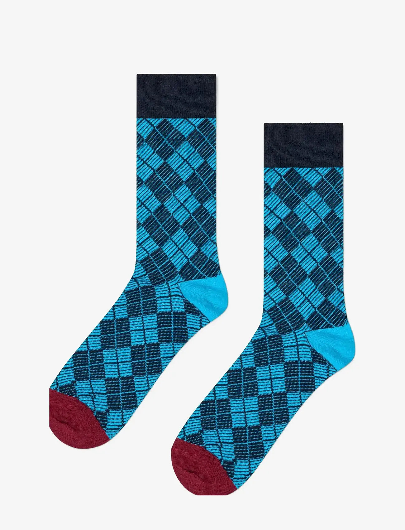 Happy Socks - Mini Argyle Jaquard Sock - die niedrigsten preise - navy - 0