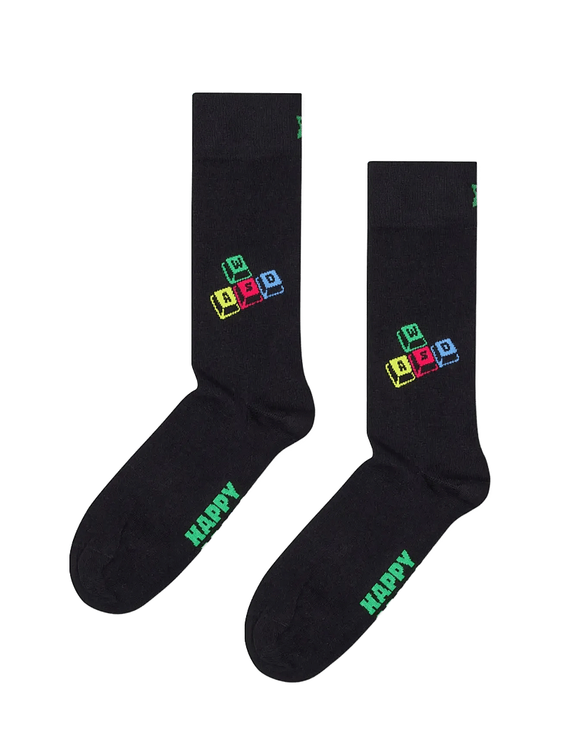 Happy Socks - Wasd Controls Sock - crew-socken - black - 1
