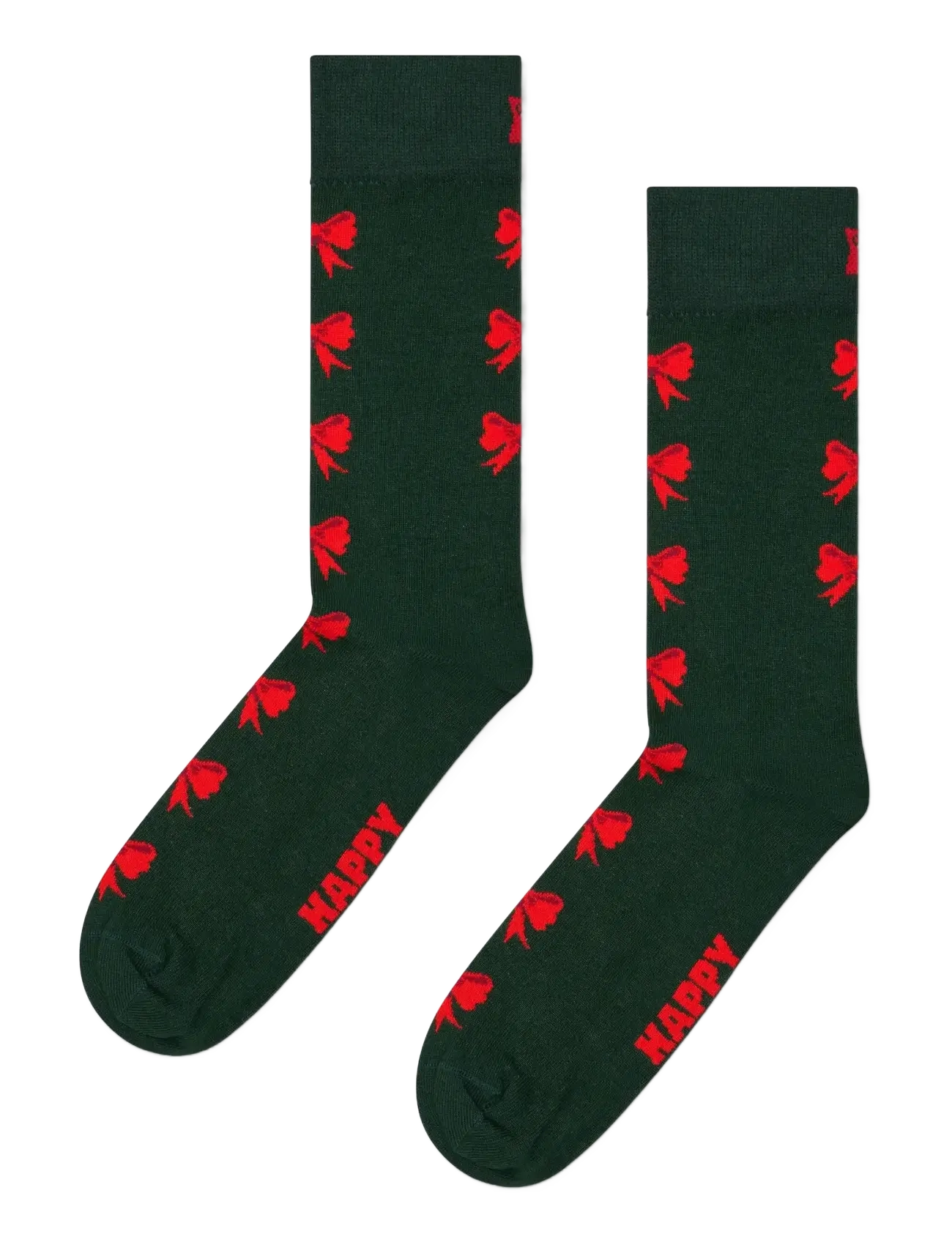 Bow Sock - DARK GREEN