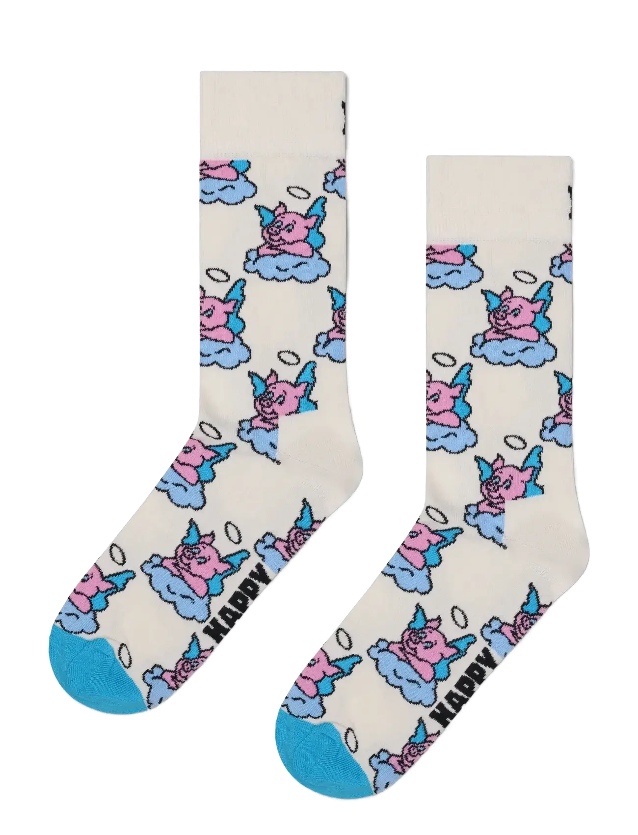 Happy Socks - 2-Pack Good Bad Pig Socks Gift Set - white - 2