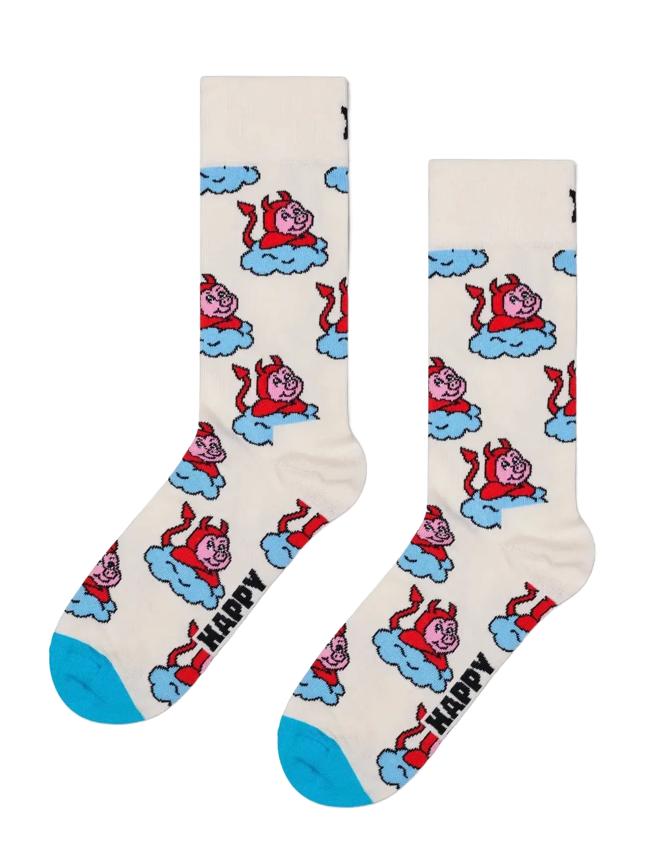 Happy Socks - 2-Pack Good Bad Pig Socks Gift Set - white - 3