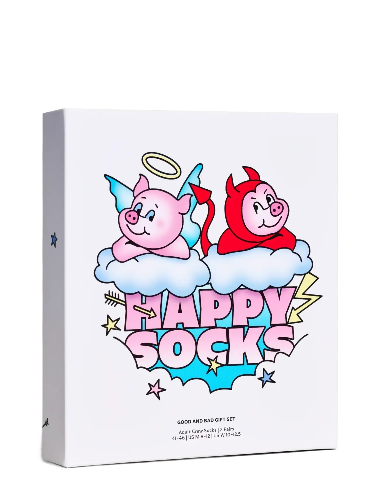 Happy Socks - 2-Pack Good Bad Pig Socks Gift Set - white - 4